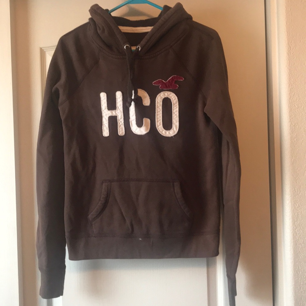 Brown Hollister Hoodie